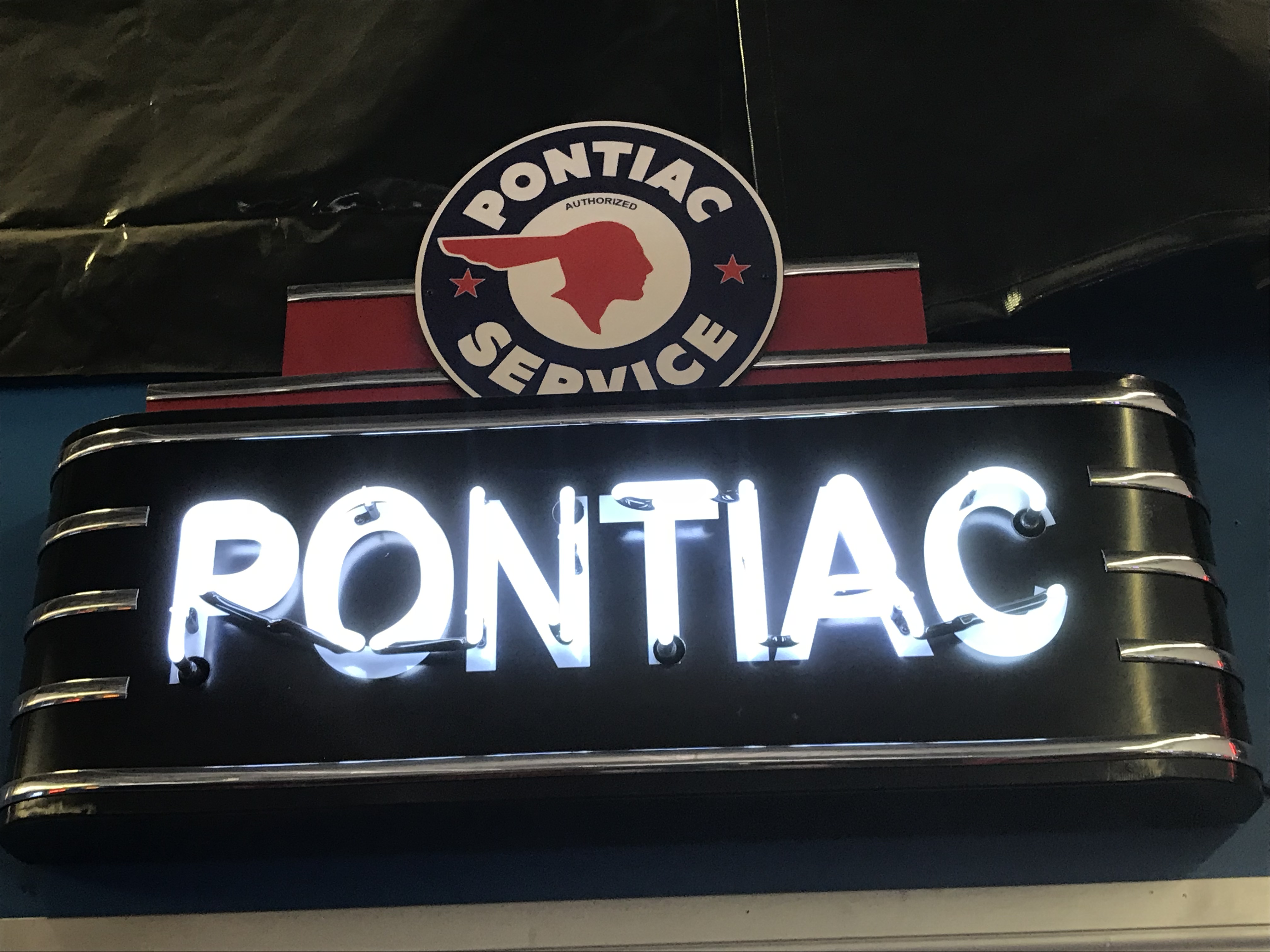 Neon Pontiac Sign