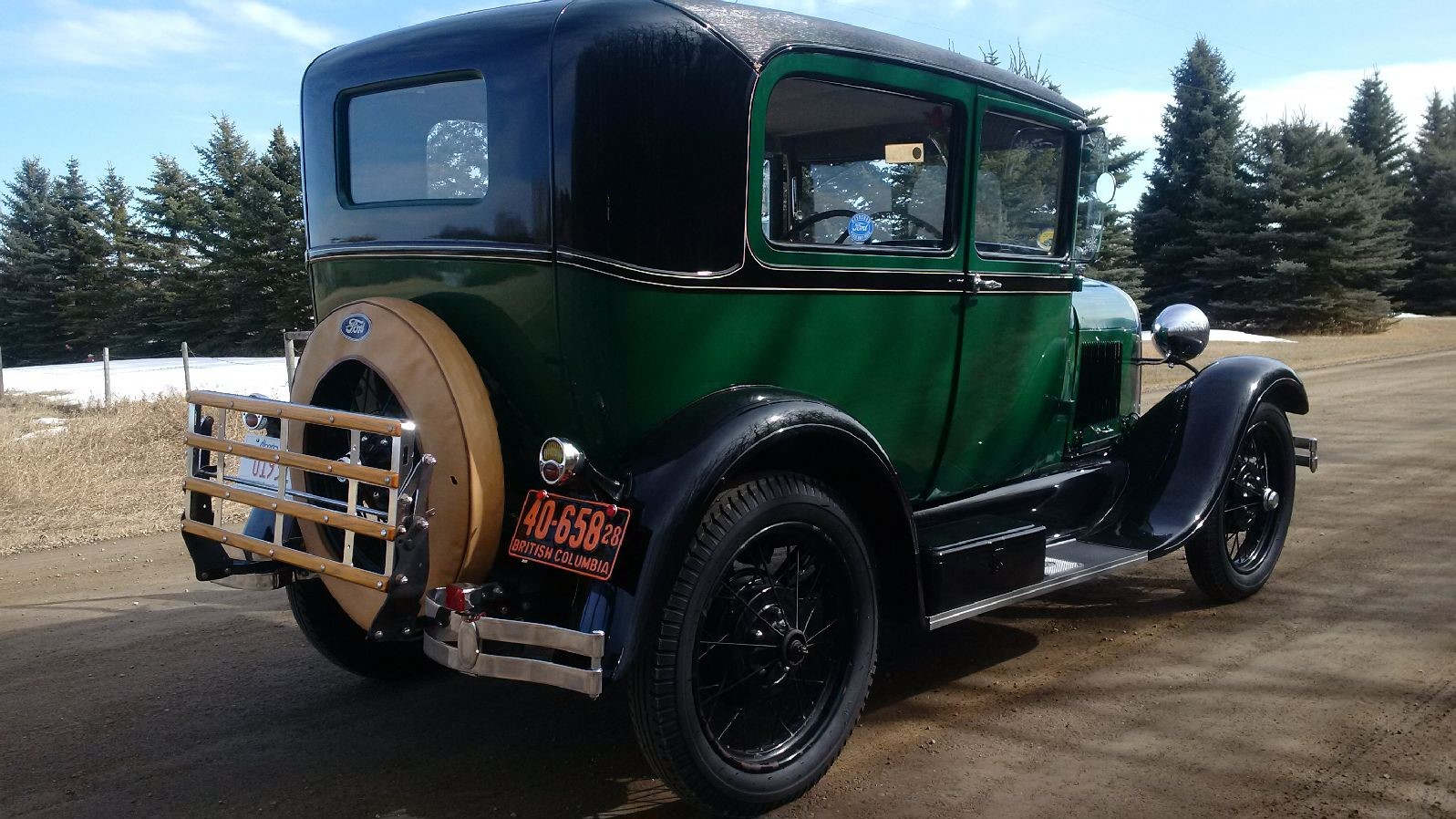 1928 Tudor rear view angle